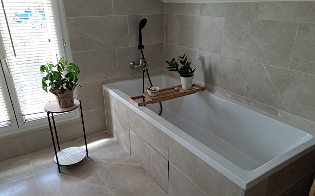 Apres travaux de réalisé à Houilles